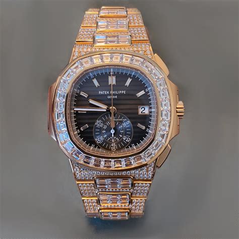 patek philippe 5980 full baguette diamond|Patek Philippe watch.